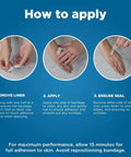 How to apply Sheer And Clear Adhesive Bandages Variety Pack For Minor Cuts And Scrapes Assorted Sizes 280 Count detailed instructions