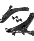 Heavy Duty Front Control Arms Kit 6 Piece Fits Subaru Forester 2009 To 2013 Includes Lower Control Arms And Stabilizer Links For Smooth Ride And Superior Steering Control At Every Turn, black steel arms