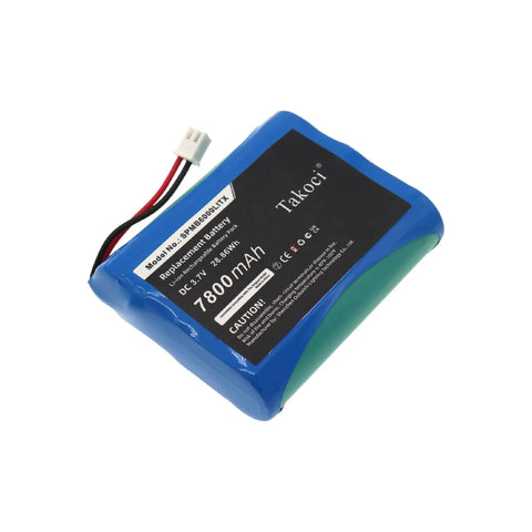 7800mAh Li Ion Replacement Battery For Spektrum Transmitters Including iX12 NX6 NX8 3.7V Li Ion Pack With 140g Weight Compact 68mm By 55mm By 19.6mm Plug And Play Power Upgrade For Long Lasting Runtime