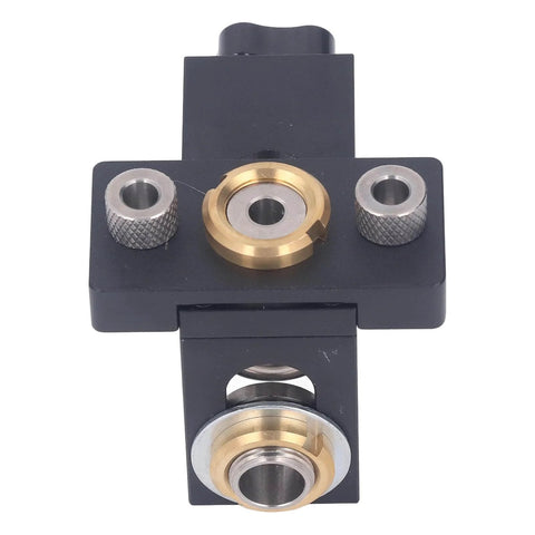 Dowel Jig Drill Guide Kit For Woodworking And Furniture Assembly, Pro Grade Aluminum Alloy Drill Guides with visible clamps