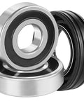 Washer Tub Bearings Seal Kit Replacement For WTW8800YC1 Model, three metal bearings and black seal
