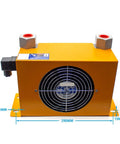 Hydraulic Air Cooler Fan With 60L Min Flow, 2.4KW Cooling Capacity, Oil Radiator Plate Heat Exchanger, DC 12V And DC 24V