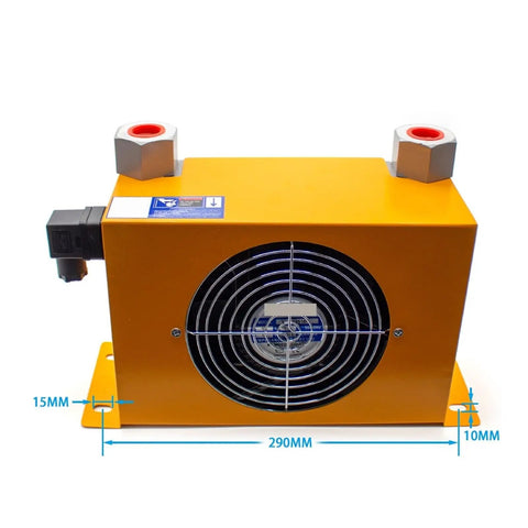 Hydraulic Air Cooler Fan With 60L Min Flow, 2.4KW Cooling Capacity, Oil Radiator Plate Heat Exchanger, DC 12V And DC 24V