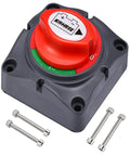 Beefy Heavy Duty 12V To 48V Battery Disconnect Switch Waterproof Marine Cut Off Isolator for RVs, Boats, with mounting bolts