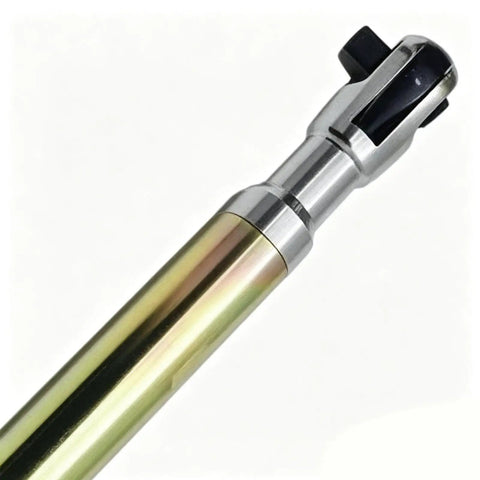 Close-up of Extension Wrench Set High Torque Half Inch Metal Socket Tool System, highlighting the chrome finish and adapter detail.