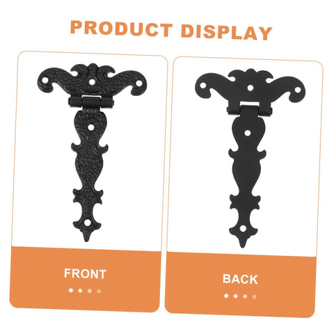 Set Of Four European Style Wooden Box Hinges Rock Solid Retro Cabinet Hardware For Treasure Chests And DIY Projects With No Sweat Setup For A Real Knockout Vintage Look