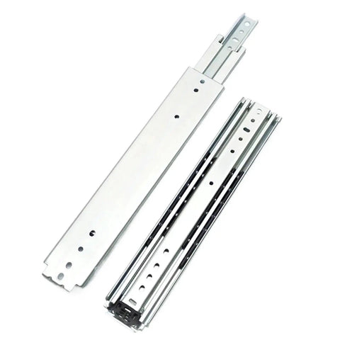 Heavy Duty Full Extension Drawer Slides For Cabinets And Tool Chests, Industrial Thickened Rail System, 12 Inch 300mm, Two Slides
