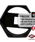 Front view of Beefy 3/4 Inch Drive Wheel Bearing Locknut Socket Set, showcasing high-strength steel with welded drive plate for precision.