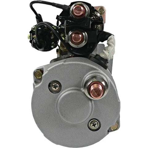Heavy Duty Truck Starter 12V Replacement For FL60 FL70 FL80 Medium Duty Trucks Replaces 19026035 And 8200075 Bolt On Plug N Play Easy Install Durable Electrical Starter shown from front