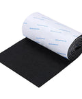 Heavy Duty Self Adhesive Felt Strips 40 X 5 Inch Roll showing black felt with adhesive backing for floor protection.