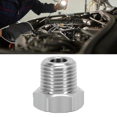 Stainless Steel NPT Adapter Converting 1 16 Female To 1 8 Male Thread Specs For Auto Mechanic Needs Ensuring Zero Leak Risks With Secure Grip On Any Pipe System Today It Holds Up Well And Prevents Damage Saving You Cash On Repairs Today, 1/16 female to 1/8 male