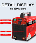 Heavy-Duty 1000W Weld Cleaning Machine For Arc Welds Bead Processor And Spot Cleaner with labeled features and display
