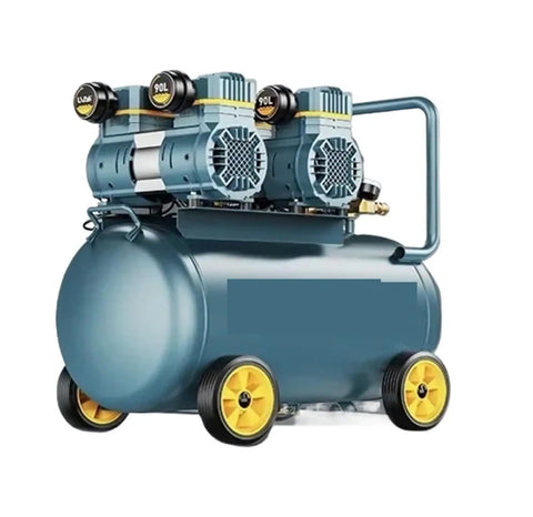Heavy Duty Silent Air Compressor 220V Industrial Grade Oil Free Portable Unit With 15L Tank Ideal For Workshops And Garage Use Quiet Operation Reliable Performance And Compact Design Makes It A Solid Choice For Pros And DIY Enthusiasts Seeking Efficient