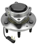 RWD Front Wheel Bearing Hubs Replacement Kit For Chevy Silverado 1500 GMC Sierra 1500 Tahoe Suburban Yukon XL Escalade ESV Cadillac Direct Fit Two Pack Hubs close-up