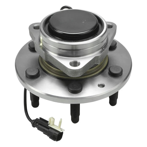 RWD Front Wheel Bearing Hubs Replacement Kit For Chevy Silverado 1500 GMC Sierra 1500 Tahoe Suburban Yukon XL Escalade ESV Cadillac Direct Fit Two Pack Hubs close-up