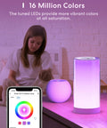 Smart Table Lamp With Touch Control, Tunable White And Multi Color Lighting, Works With Siri, Alexa, HomeKit And SmartThings, on desk