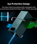 30W Laser Engraver Module For DIY Projects Compatible With Ray5 Eye Protection Safe Laser Head Upgrade with safety glasses