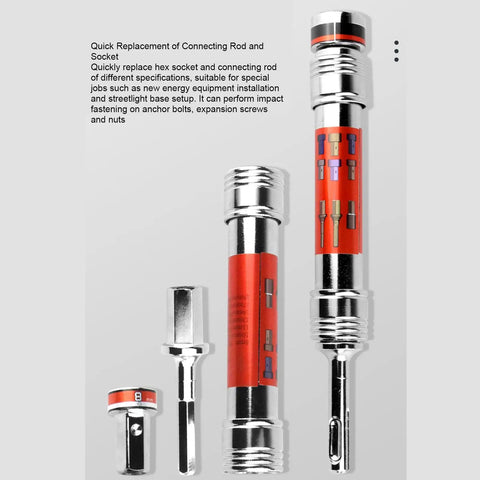 Dope And Heavy Duty 17 Piece Drill Bit And Impact Driver Kit Made From Tough Alloy Steel For Super Fast Changing Hex Sockets And Extensions On Metal Wood Or Plastic Jobs, alloy steel bits and adapters
