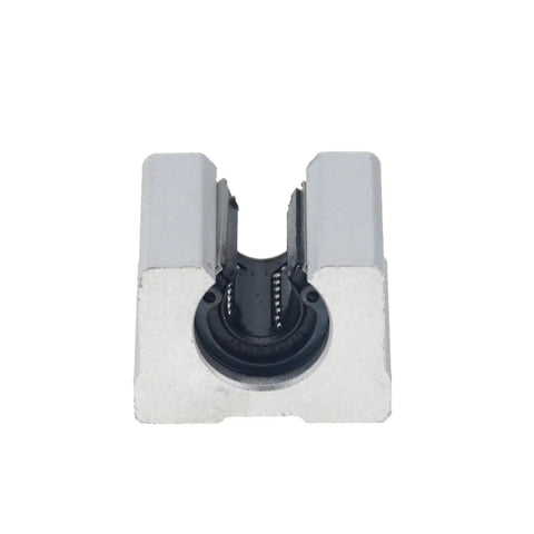 Linear Bearing Slides Kit For CNC Parts And 3D Printers With SBR10UU SBR12UU SBR13UU SBR16UU Units, Pro Grade Precision Linear Rails For Smooth Motion, High Quality CNC Machine Tool Upgrades, 10 Pieces, close-up metal bearing block