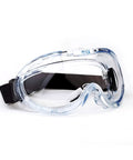 Anti-Fog Wide-Vision Lab Safety Goggles With Soft PVC Frame, Impact-Resistant Polycarbonate Lens, Side Vents To Block Splashes