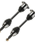 Built Different Front CV Axle Shafts Pair Engineered Rock Solid For 4X4 Rigs Loaded With Six Lug Setups Fits Chevy Silverado 1500 Tahoe 2007 2020 No Abs Hub set including two front CV axles.