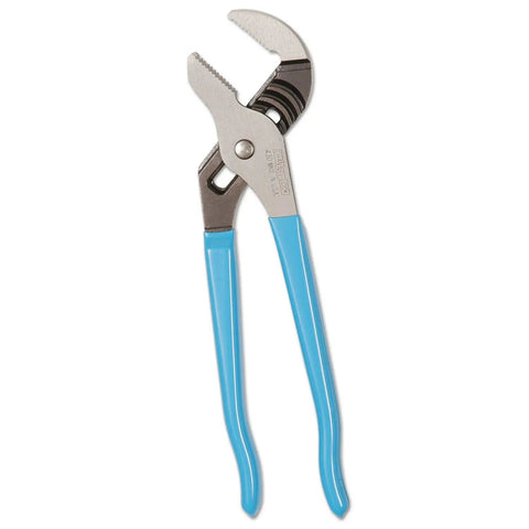 20 and a Quarter Inch Heavy-Duty Tongue and Groove Pliers With Safe-T-Stop Permalock Fastener Reinforcing Edge Right Angle