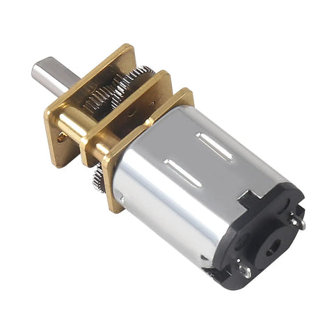 Tiny All-Metal 12V 30RPM Gear Motor With Gearbox For DIY RC Toys And Smart Cars, N20 Reduction, Mini Micro Gearhead