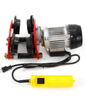 1 Ton Electric Trolley Hoist On I Beam Track For Straight Rail Setups, Built For Real Heavy Lifts with control pendant