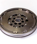 Straight Bolt On Dual Mass Clutch Flywheel Original Equipment Replacement For 1999 To 2006 Hyundai Sonata Santa Fe Kia Optima 2.4L Four Motor close-up view.