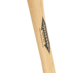 FH10C Claw Hammer With Titanium Head And Curved Axe Handle, 10 Oz Finishing Hammer, Milled Face, Hickory Build, Side View