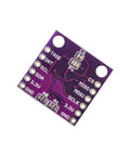 Digital Hall Effect Sensor Module With I2C And SPI Interfaces For High Precision Positioning And Rock Solid Motion Control In Battery Powered IoT Devices And Industrial Equipment, purple PCB