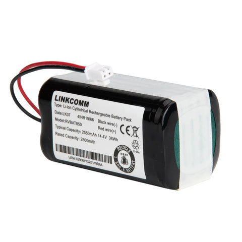 Heavy Duty Replacement Battery For Shark Ion Iq Ai Ez Robot Vacuum Rv1000 Rv850 Rv871 rechargeable lithium ion power pack side view.