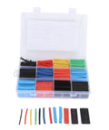 Zerodis Heat Shrink Tube Kit With 560 Pieces Cross Linked Polyolefin Electrical Wiring Tubing in a compartment box