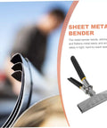 Hand Seamer With Straight Jaw Metal Bender Tool For Precision Bending And Flattening In HVAC Projects And Sheet Metal Work