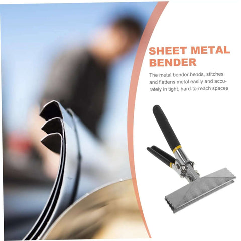 Hand Seamer With Straight Jaw Metal Bender Tool For Precision Bending And Flattening In HVAC Projects And Sheet Metal Work