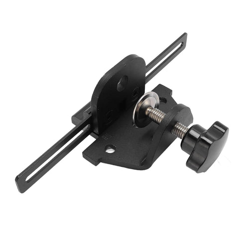 3 In 1 Dowel Jig Kit For Woodworking With High Carbon Steel Construction, adjustable centerblock, from side view.
