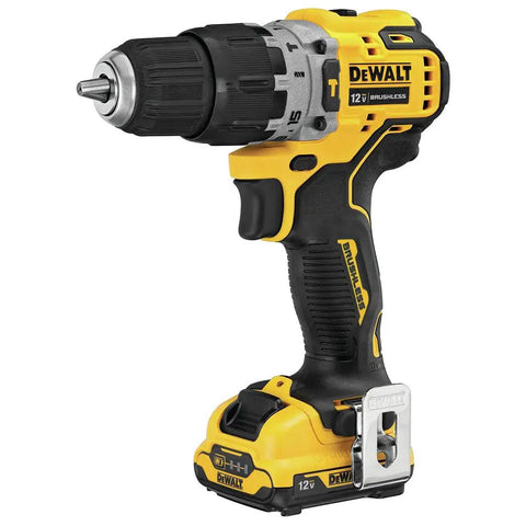 Xtreme 12V Drill Driver Kit With Three Eighths Inch Chuck, cordless power tool, compact lightweight build, multi color finish