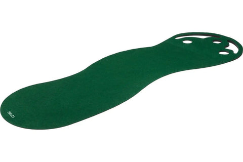 Indoor Putting Green For Home Golf Practice With Realistic True Roll, Three Cups And Workable Bunkers Behind Holes, Upslope At The Cup, 3x9 Feet
