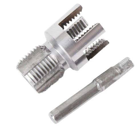 G One Half Inch Pipe Threading Tool Set For Internal And External Threads Sturdy Build For Efficient PVC Pipe Thread Cutting Leak Proof Seals Easy DIY And Pro Plumber Ready High Precision Plumbing Tool Kit, 1/2 in No. 45 steel tap