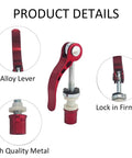 4 Pack 6mm Bike Seatpost Quick Release Pins Alloy Seatpost Clamp Bolts Universal Binder Skewer for Mountain and Road Bikes Replacement Parts Black and Red.