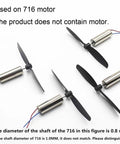 46 Mm Nylon UAV Propeller Blades For Mini Drones With 0.8mm Shaft Forward And Reverse RC Quadcopter Propellers With Motors