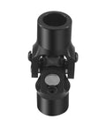 Heavy Duty Three Quarter Inch Round To Three Quarter Inch Round Universal Joint Steering Shaft Black Steel Coupling For Automotive And Industrial Use 35 Degree Working Angle Three And Three Quarter Inch Total Length Up To 4000 RPM, close-up view