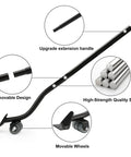 Heavy Duty Furniture Moving Kit For Hard Floors Lift Up To 1000 Lbs With 1 Lifter Tool And 4 Heightening Blocks Easy Glide Protect Floors Move Beds Sofas Cabinets And Appliances Quickly, showing lifter tool components and materials.