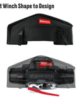 Heavy Duty UV-Resistant Waterproof Winch Cover For Electric Winches, black design fitting ZEON 10S, 600D Oxford fabric protection.