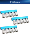 Three Piece Five Way One Half Inch Manifold Block Splitter For Air Hose Inline Use Iron G Thread Air System Fitting