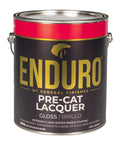 Enduro Pre-Cat Lacquer Gloss, 1 Gallon Water-Based Interior Wood Topcoat That Dries Clear And Never Amber, product can