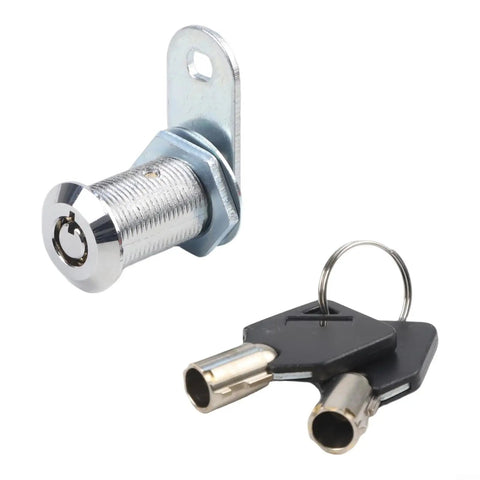 Zinc Alloy Tubular Cam Lock For Cabinets, Desks, Mailboxes, Drawers, And Toolboxes, Keyed Alike with Two Keys, 30mm
