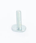 1/4-20 T Track Bolts 40 Pack For T Track Systems, 1 Inch Long T-Slot Bolts For Universal T Track, zinc plated bolt on white background