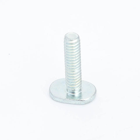 1/4-20 T Track Bolts 40 Pack For T Track Systems, 1 Inch Long T-Slot Bolts For Universal T Track, zinc plated bolt on white background