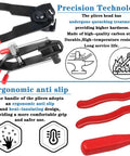 Universal CV Boot Clamp Pliers And CV Joint Ear Clamp Tool showing quenching treatment and ergonomic anti-slip handle design